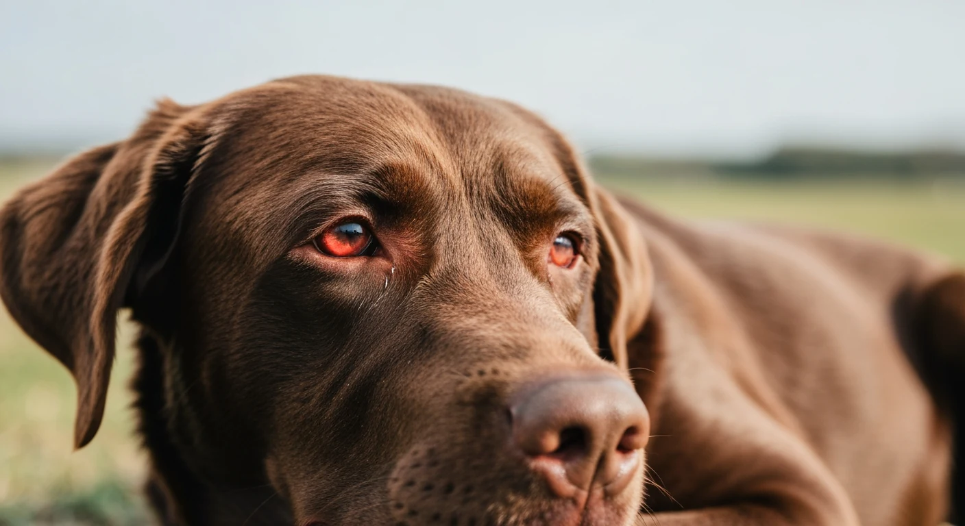 Conjonctivite du chien : oeil rouge, qui coule, et que faire